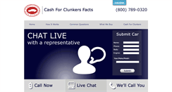 Desktop Screenshot of cashforclunkersfacts.com