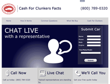 Tablet Screenshot of cashforclunkersfacts.com
